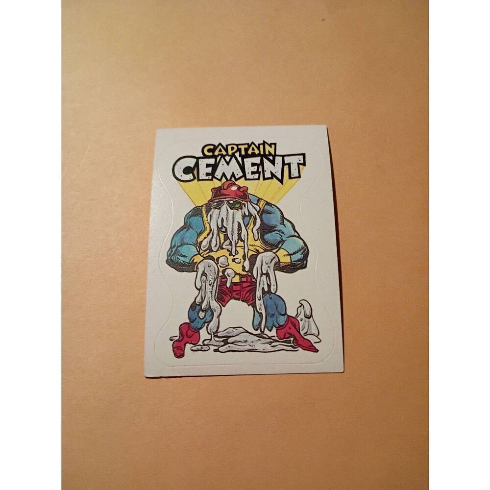 1983 General Mills Zero Heroes Trading Card Sticker Card Vintage #23